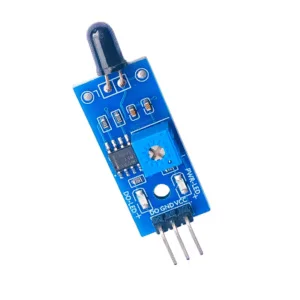 Front view of flame sensor