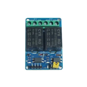 5V 2-Channel Relay Module Front View