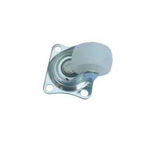 Front view of caster wheel