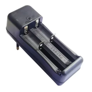 Front view of 18650 battery charger